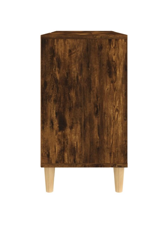 Pesuallaskaappi savutammi 80x33x60 cm tekninen puu