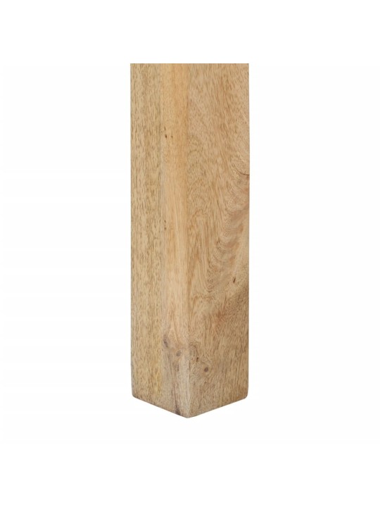 Konsolipöytä 110x30x75 cm täysi valkaistu mangopuu