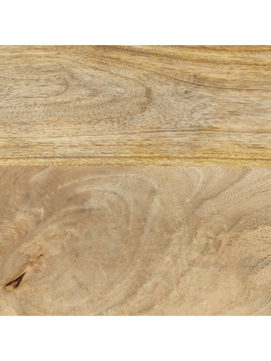 Konsolipöytä 110x30x75 cm täysi valkaistu mangopuu