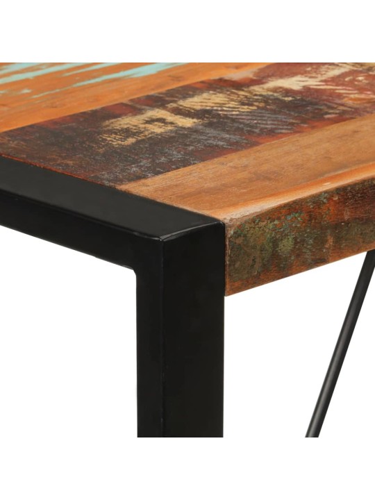 Baaripöytä 110x55x110 cm kierrätetty täyspuu