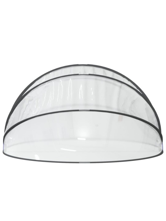 Uima-altaan kupoli pyöreä 406x203 cm pvc