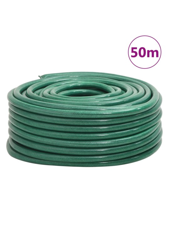 Puutarhaletku vihreä 1,3" 50 m PVC