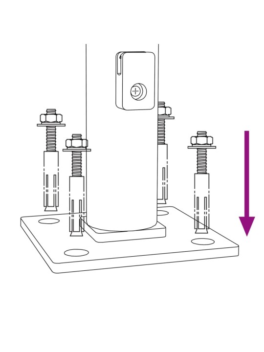 Verkkoaita laipalla antrasiitti 1,1x25 m