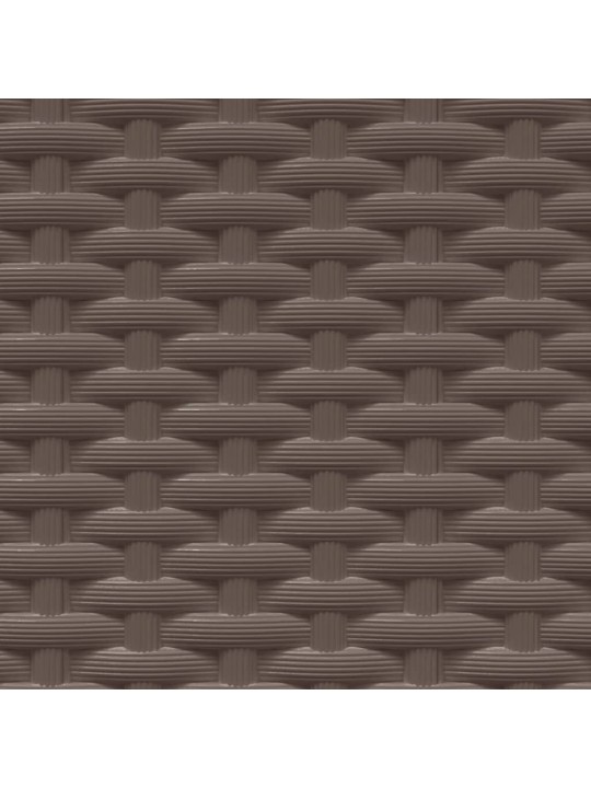 Kukkalaatikot 2 kpl ruskea 30x30x37 cm polypropeeni