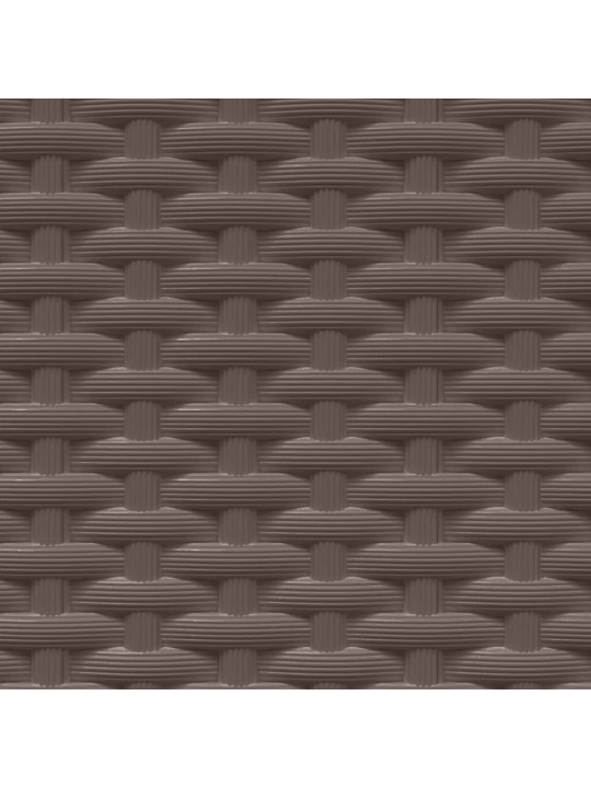 Kukkalaatikot 4 kpl ruskea 30x30x37 cm polypropeeni