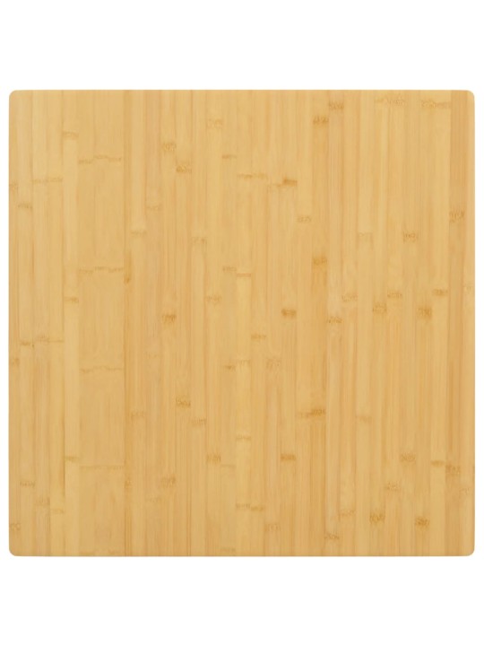 Pöytälevy 80x80x2,5 cm bambu