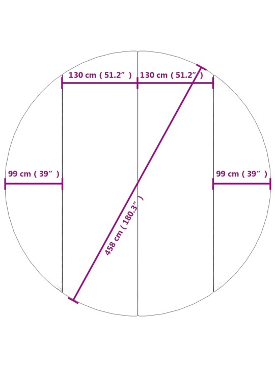 Uima-altaan aluskangas harmaa ø458 cm polyesteri geotekstiili
