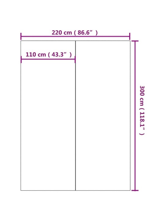 Uima-altaan aluskangas harmaa 300x220cm polyesteri geotekstiili