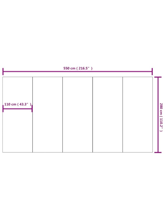 Uima-altaan aluskangas harmaa 550x280 cmpolyesteri geotekstiili