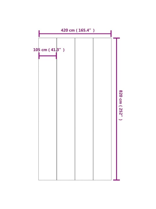 Uima-altaan aluskangas harmaa 820x420cm polyesteri geotekstiili