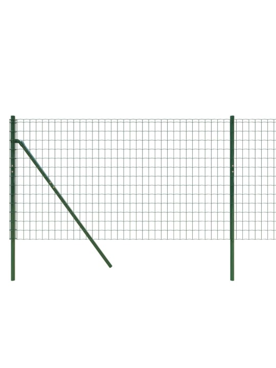 Verkkoaita vihreä 0,8x25 m galvanoitu teräs