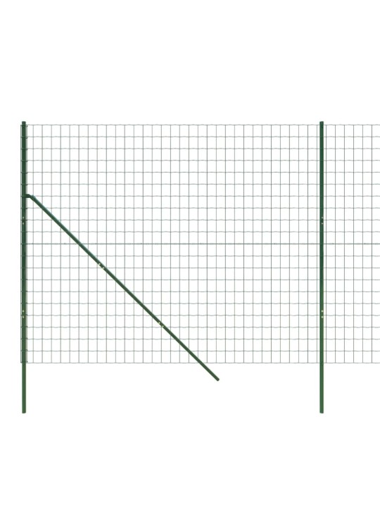 Verkkoaita vihreä 2x10 m galvanoitu teräs