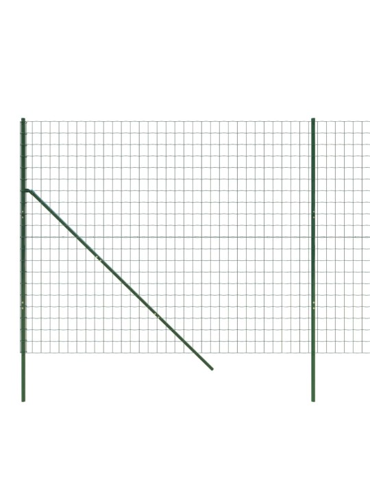 Verkkoaita vihreä 1,4x25 m galvanoitu teräs