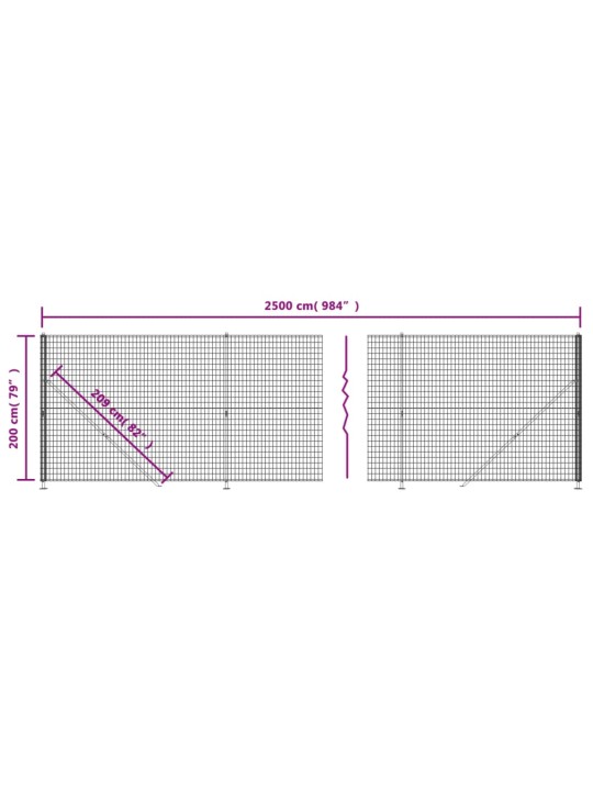 Verkkoaita laipalla vihreä 2x25 m