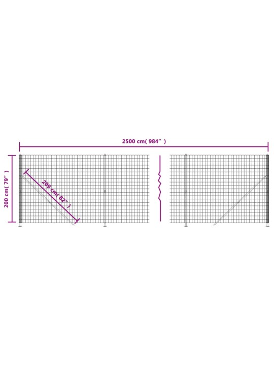 Verkkoaita laipalla vihreä 2x25 m