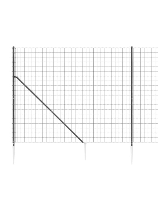 Verkkoaita maapiikeillä antrasiitti 1,6x10 m