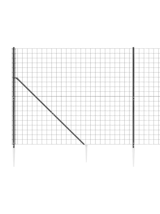 Verkkoaita maapiikeillä antrasiitti 2,2x10 m