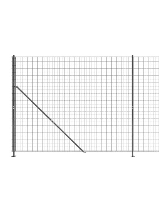 Verkkoaita laipalla antrasiitti 1,6x25 m