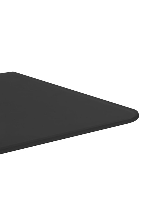 Pisuaarin näkösuoja seinälle musta 90x40 cm karkaistu lasi
