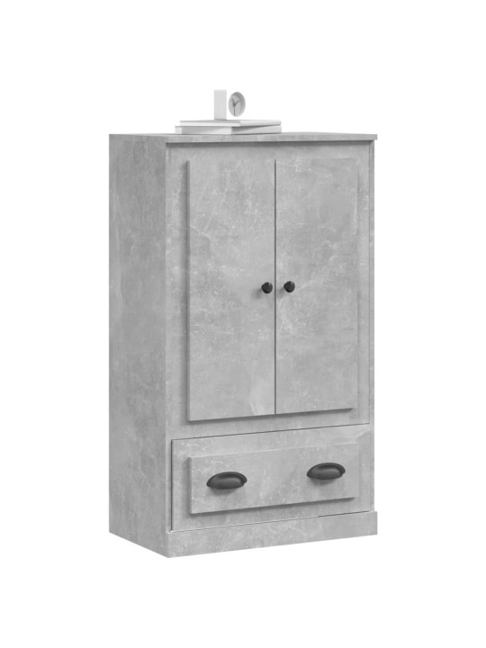 Kaappi betoninharmaa 60x35,5x103,5 cm tekninen puu