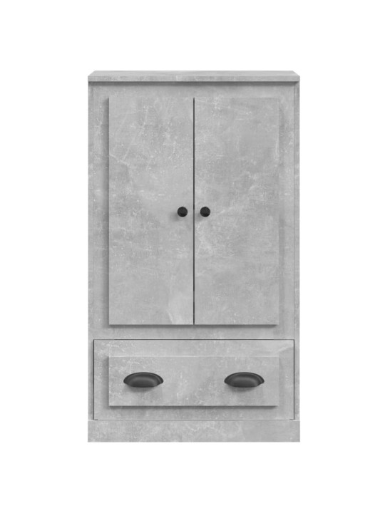 Kaappi betoninharmaa 60x35,5x103,5 cm tekninen puu