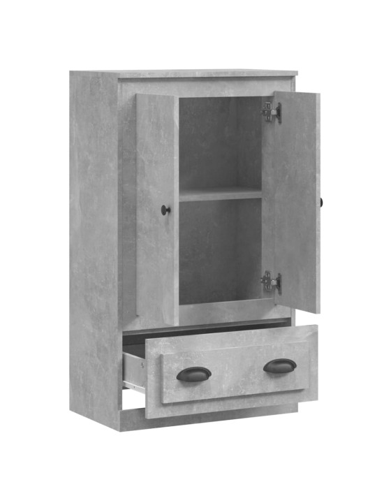 Kaappi betoninharmaa 60x35,5x103,5 cm tekninen puu