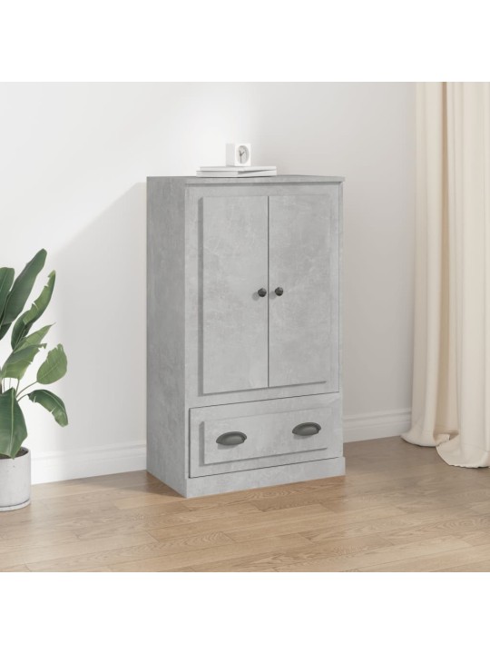 Kaappi betoninharmaa 60x35,5x103,5 cm tekninen puu
