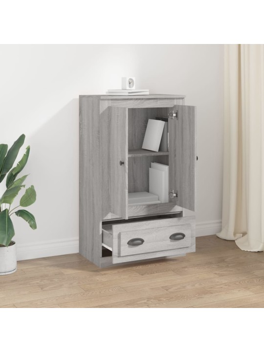 Kaappi harmaa sonoma 60x35,5x103,5 cm tekninen puu