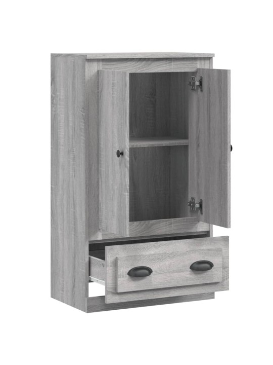 Kaappi harmaa sonoma 60x35,5x103,5 cm tekninen puu
