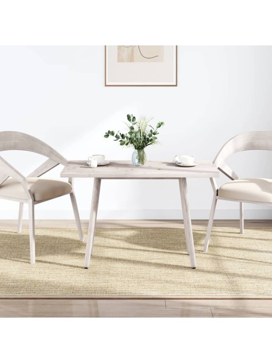 Pöytälevy valkoinen 110x55x2,5 cm täysi mänty suorakaide