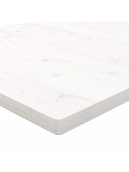 Pöytälevy valkoinen 80x40x2,5 cm täysi mänty