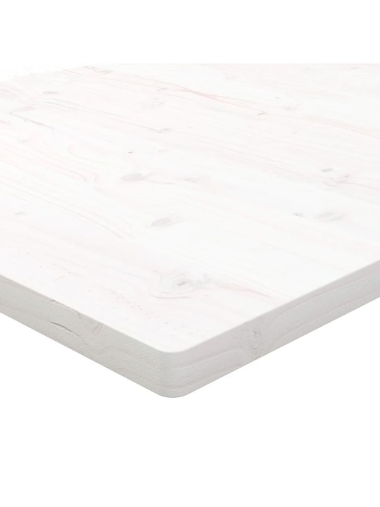Pöytälevy valkoinen 100x50x2,5 cm täysi mänty