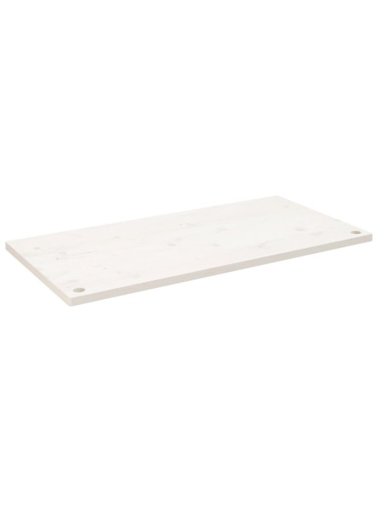Pöytälevy valkoinen 110x60x2,5 cm täysi mänty
