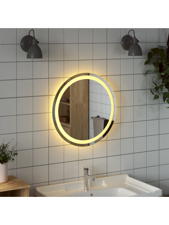 Kylpyhuoneen LED-peili 50 cm pyöreä