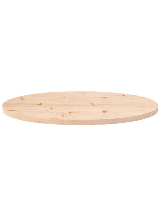 Pöytälevy 60x30x2,5 cm täysi mänty ovaali