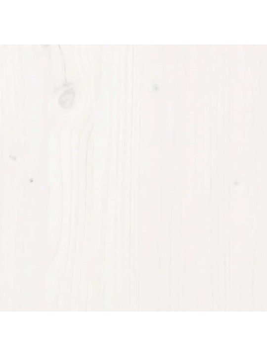 Pöytälevy valkoinen 110x55x2,5 cm täysi mänty ovaali