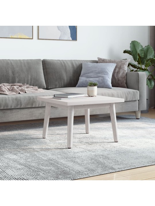 Pöytälevy valkoinen 50x50x2,5 cm täysi mänty neliö