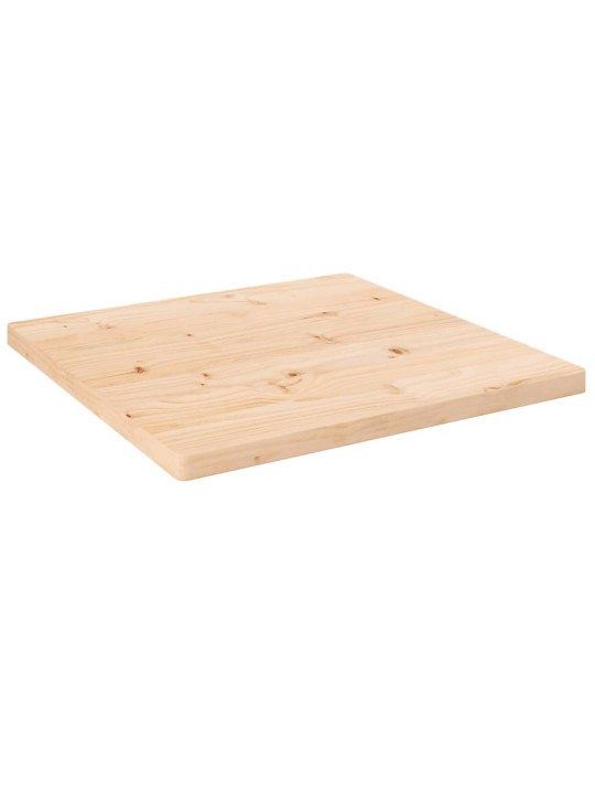 Pöytälevy 60x60x2,5 cm täysi mänty neliö
