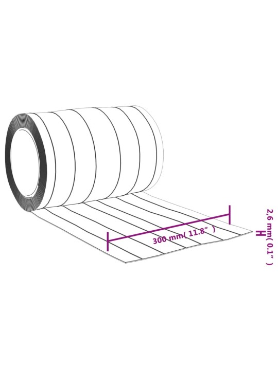 Oviverho läpinäkyvä 300 mm x 2,6 mm 10 m PVC