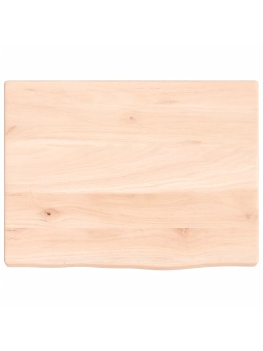 Seinähylly 40x30x2 cm käsittelemätön täysi tammi