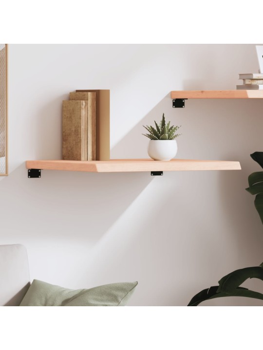 Seinähylly 60x50x(2-4) cm käsittelemätön täysi tammi