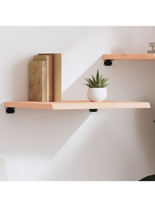 Seinähylly 60x50x(2-4) cm käsittelemätön täysi tammi