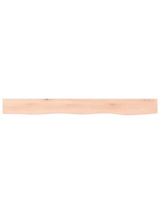 Seinähylly 100x10x2 cm käsittelemätön täysi tammi