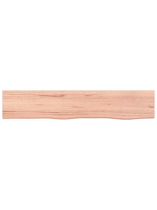 Seinähylly vaaleanruskea 100x20x2 cm käsitelty täystammi