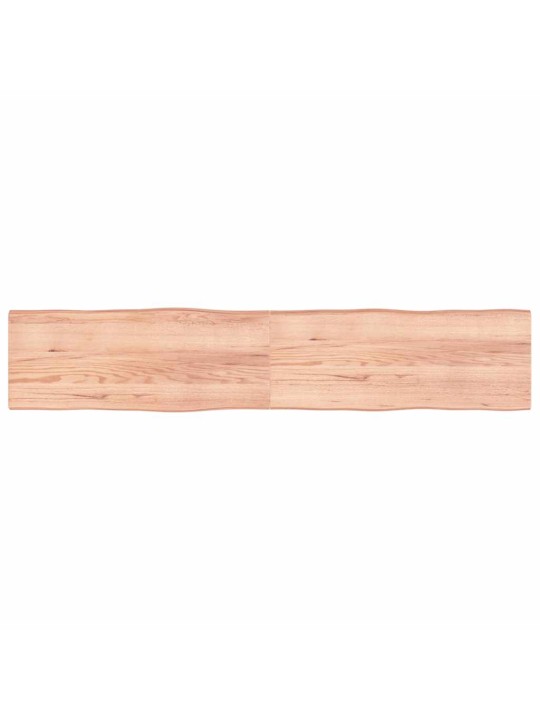 Pöytälevy ruskea 200x40x(2-4)cm käsitelty täystammi elävä reuna