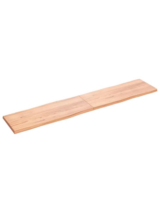 Pöytälevy ruskea 200x40x(2-4)cm käsitelty täystammi elävä reuna