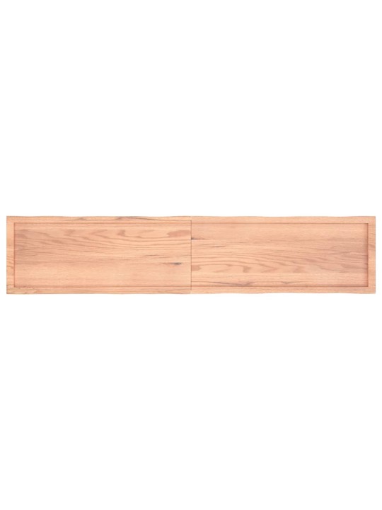 Pöytälevy ruskea 200x40x(2-4)cm käsitelty täystammi elävä reuna