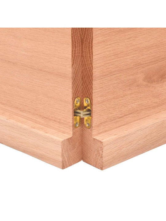 Pöytälevy ruskea 200x40x(2-4)cm käsitelty täystammi elävä reuna