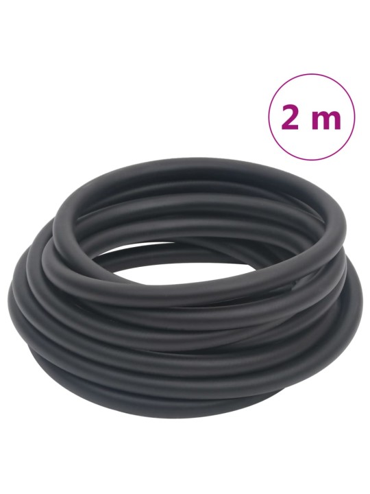 Paineilmaletku musta 0,6" 2 m kumi ja PVC