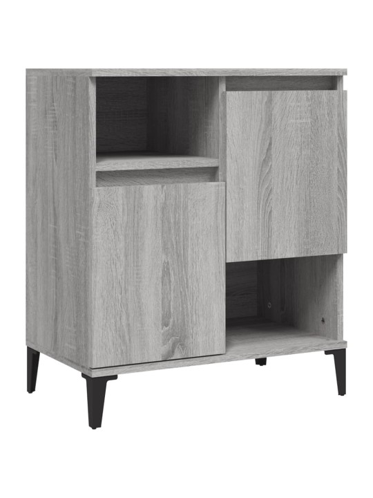 Senkit 2 kpl harmaa sonoma 60x35x70 cm tekninen puu